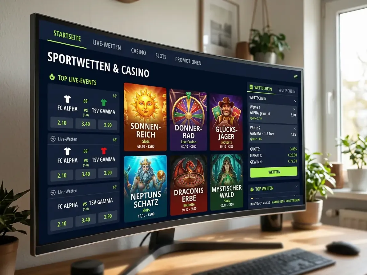 Millioner — Spielsaal und Angebot